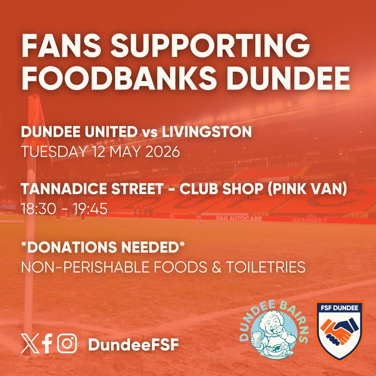 Fans Supporting Foodbanks Dundee tweet media
