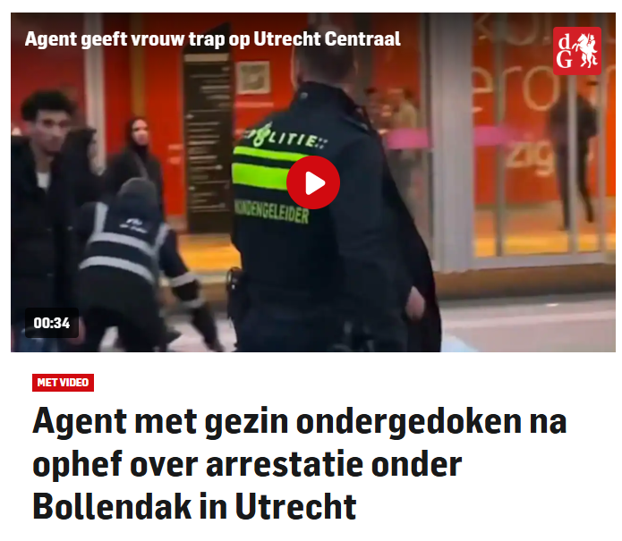 Prangende vraag voor <a href="/IrisReshef/">Iris Reshef</a>, woordvoerder van de <a href="/Politie/">Politie Nederland</a>. Zijn degenen die de Bollendak agent en zijn gezin bedreigd hebben al in de kraag gevat? Of zijn islamitische Nederlanders uitgezonderd van vervolging wegens doxing en bedreiging?

Bron: gelderlander.nl/utrecht/agent-…