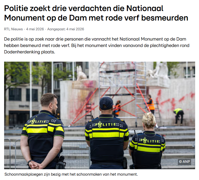Inmiddels zijn we 8 dagen verder en is er nog niemand in z'n kraag gevat? Waarom duurt het zo lang <a href="/POL_Amsterdam/">Politie Eenheid Amsterdam</a>? Zeg me niet dat jullie het druk hebben, want het kan wél. Zie stenengooier Loosdrecht en vuurwerkbom #D66 kantoor. Of stonden de camera's allemaal toevallig uit?