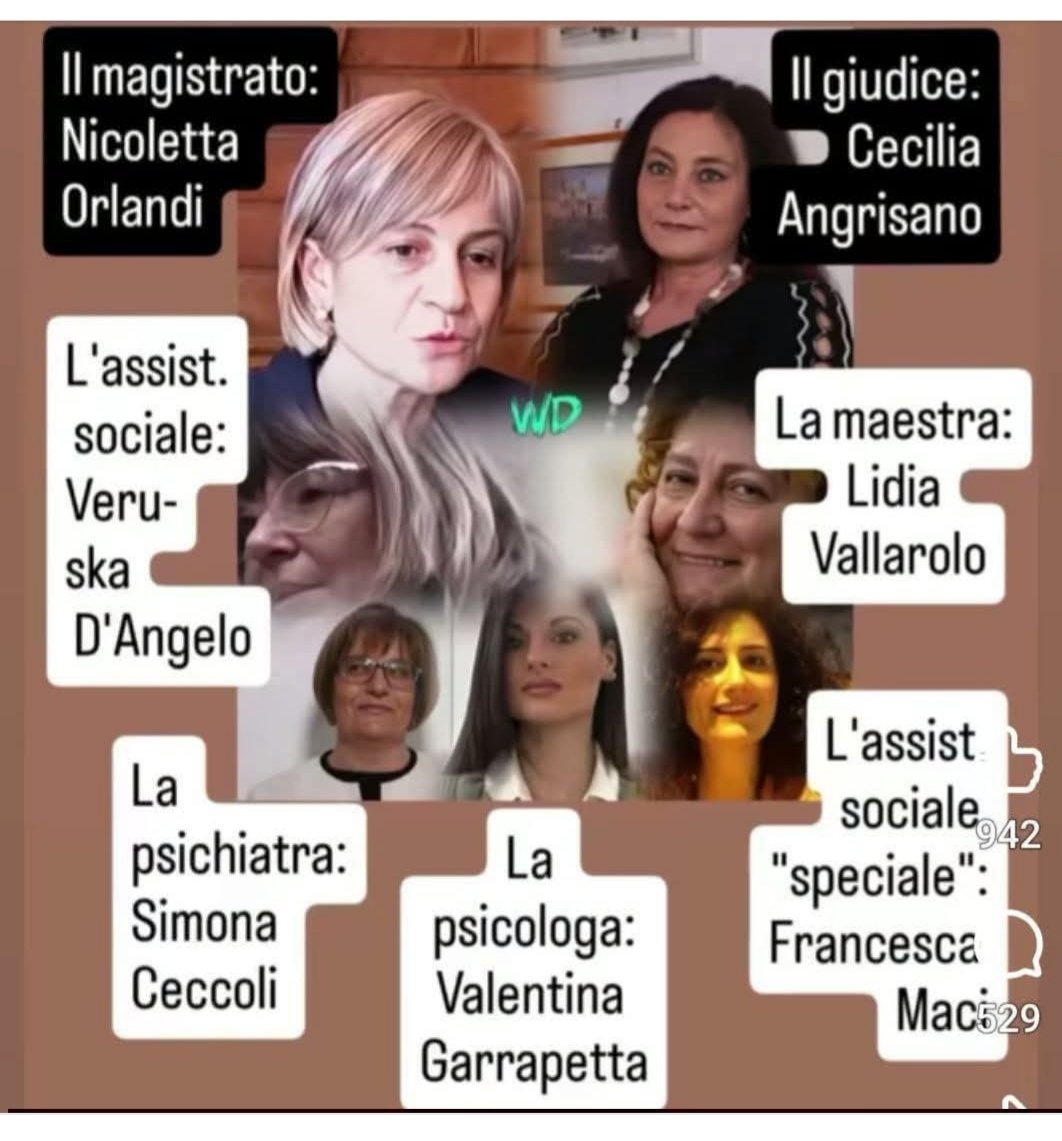 FAMIGLIA NEL BOSCO. Se si potessero intercettare queste megere chissà cosa uscirebbe fuori...