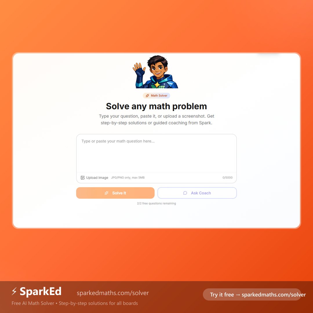 SparkEd Maths tweet media