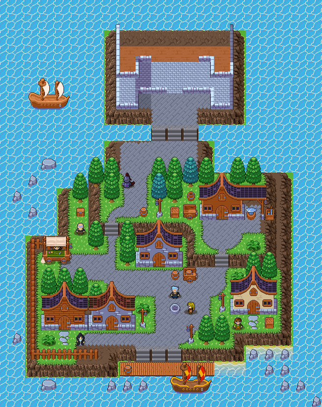 Good morning everyone!!
Creating a castle for my tileset (In progress)
#Pixelart #Tileset #32x32