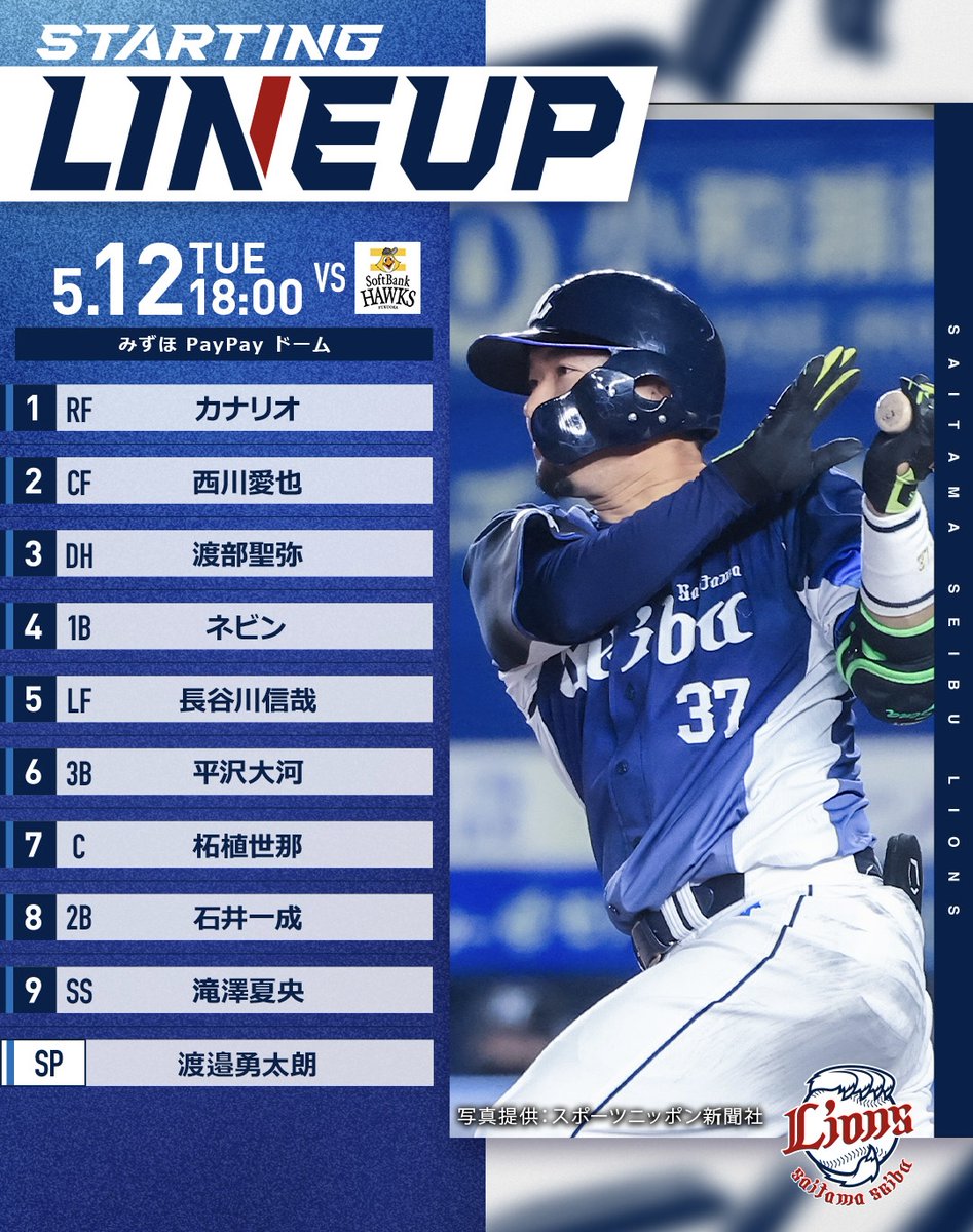 埼玉西武ライオンズ tweet media