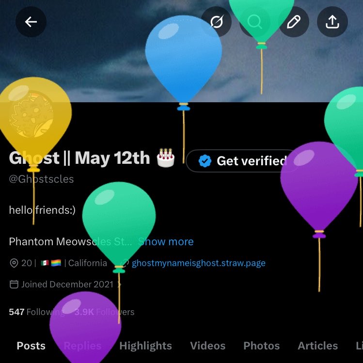 Ghost || Birthday NOW 🎂 tweet media