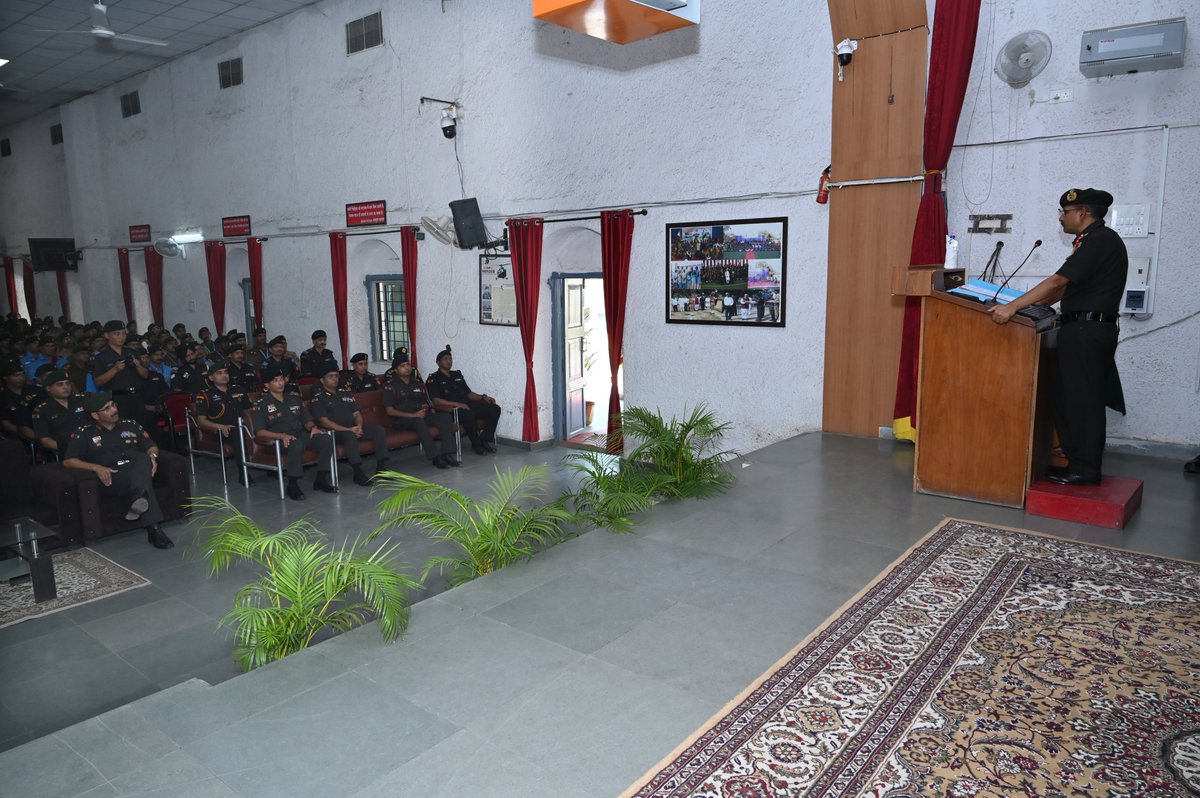 NCC_OTA_Kamptee's tweet photo. The Refresher Course for ANOs conducted at NCC OTA, Kamptee from 13 Apr to 12 May 2026 concluded with a motivating closing address by Maj Gen Upkar Chander and felicitation of meritorious ANOs. Emphasising the enduring spirit of NCC, he urged all ANOs to uphold the motto “Unity and Discipline” in letter and spirit. #NCC #UnityAndDiscipline #Leadership #Kamptee
#Victory #Sportsmanship #TrainingTheNation #NCCOTA #ANOs #Rfresher #leadershipthatdelivers #HARKAAMDESHKENAAM #KhargaCorps
@IaSouthern
@HQ_DG_NCC
@adgpi
@PRODefNgp
@NccDteAPandT
@NCC_Bih_Jhar
@NCC_Dte_Delhi
@NCC_Dte_Gujarat
@NCCDteJKL
@Dte_kargo
@NCC_KER_LAK_DTE
@ncc_dte
@NccDteMPCG
@nccner
@CPhhp
@NCCDteOdisha
@NCCDteRajasthan
@NCCDte_TNPAN
@NCCUttrakhand
@NCCDteUP
@nccwbskm