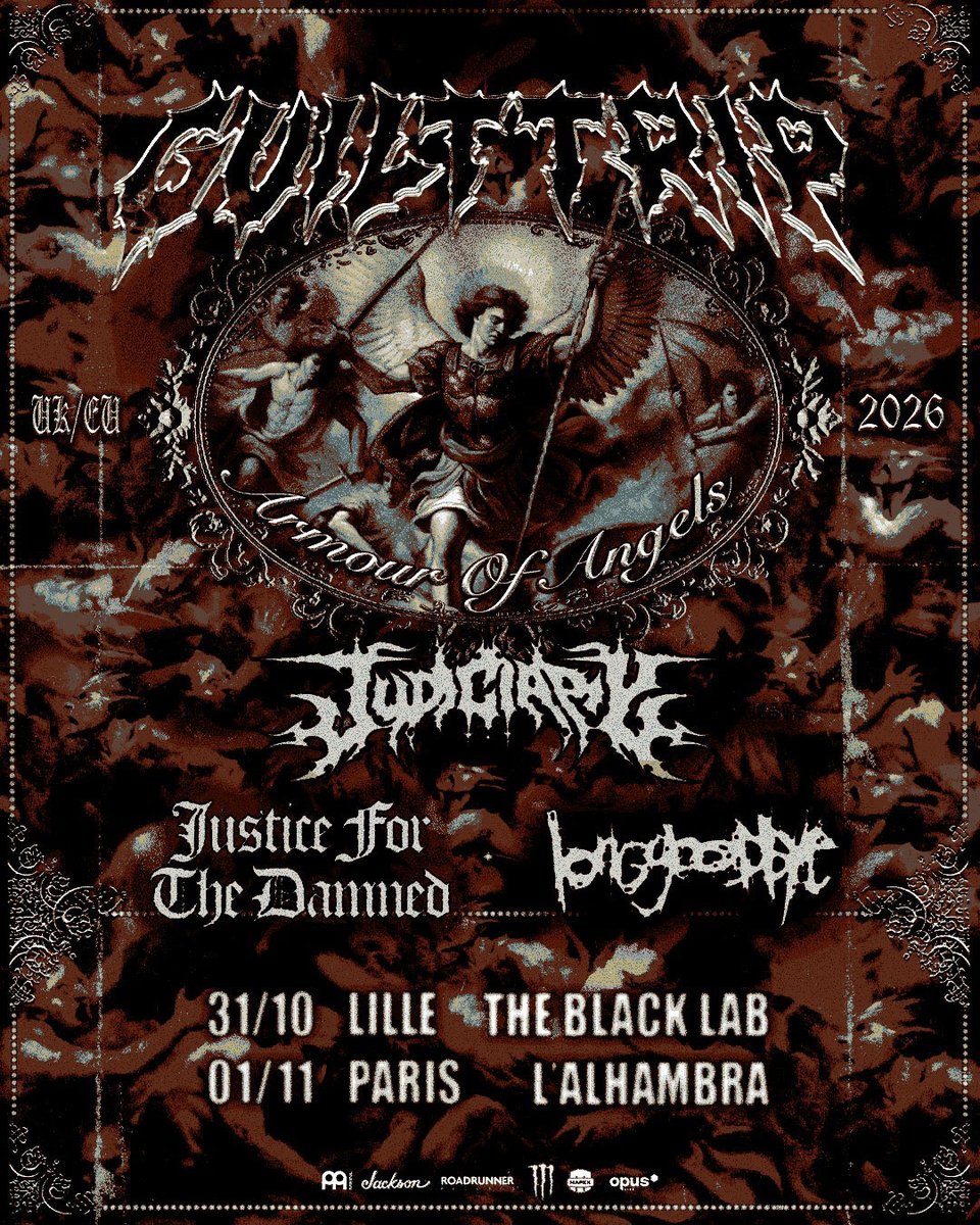 concertaparis's tweet photo. Les britanniques @GuiltTripMCR seront en headline à Paris le 1er novembre 2026 sur la scène de @AlhambraParis accompagnés de @JudiciaryTX, @jftdband et Long Goodbye.

📅Mise en vente le 15 mai à 10:00 👉 https://t.co/fxisdLaX9E https://t.co/DaFlvy3YuE