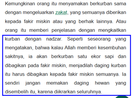 qiens's tweet photo. @ismailfahmi Perlu dijelaskan jg mas, bahwa walaupun kurban menjadi wajib saat dinazarkan, bukan berarti yang kurban haram makan dagingnya, kecuali jika, misalnya, nazarnya memang menyatakan akan memberikan daging kurban itu seluruhnya untuk fakir miskin. https://t.co/4IRL54ZeDZ https://t.co/HhmsUN1FoU