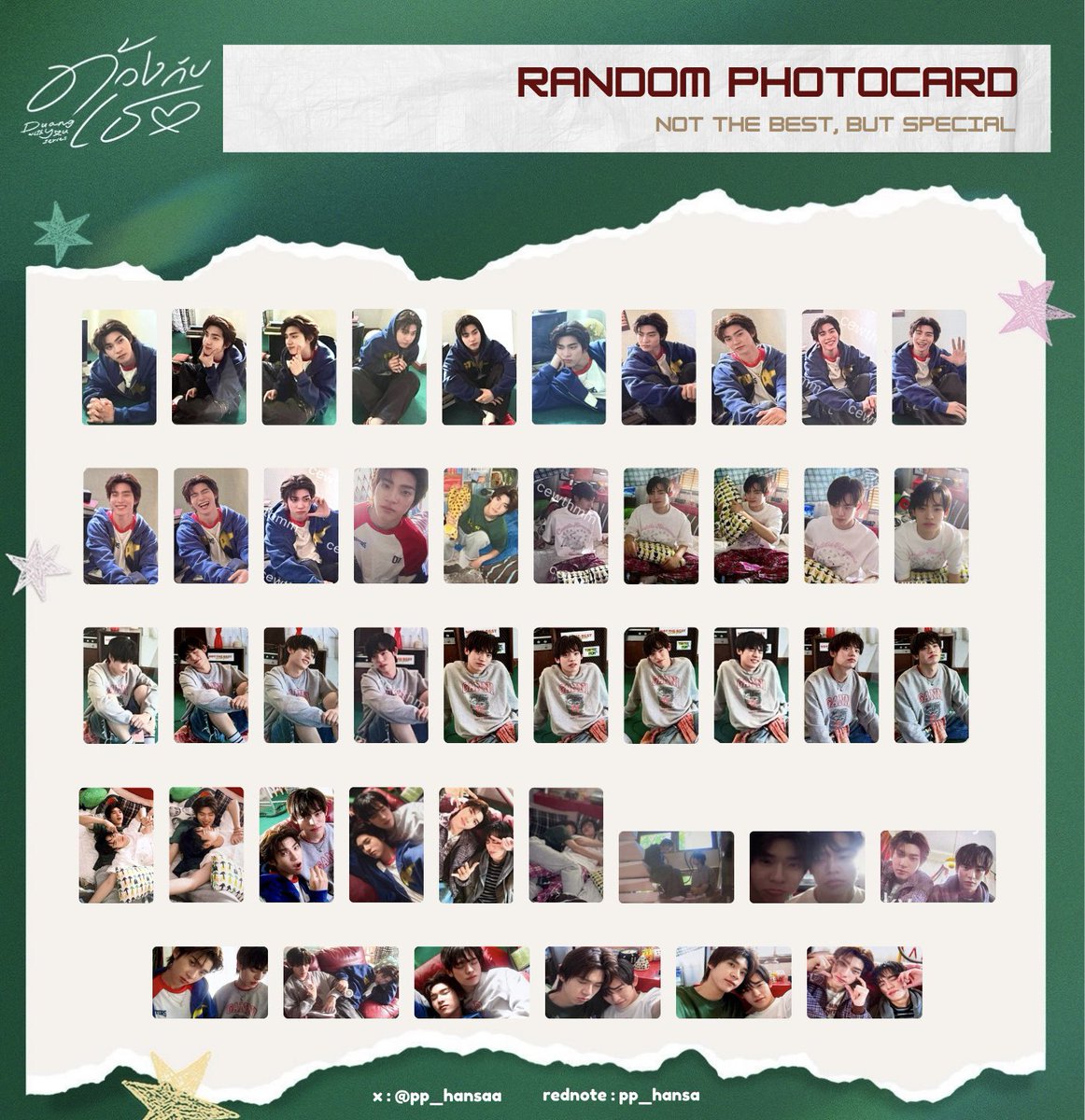 pp_hansaa's tweet photo. Random Photocard : Not The Best, But Special

#DuangWithYouMerch #ด้วงกับเธอSeries #DuangWithYouSeries #ตลาดนัดตี๋ตี๋ป๋อ https://t.co/44hFvotihC