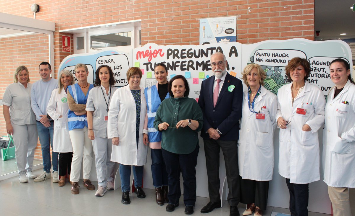 salud_na's tweet photo. 🏥En el #DíaInternacionalDeLaEnfermería es momento de agradecer vuestro grandísimo trabajo diario con los y las pacientes
👏
Felicidades!
Zorionak! https://t.co/UChtkUZ3Z7