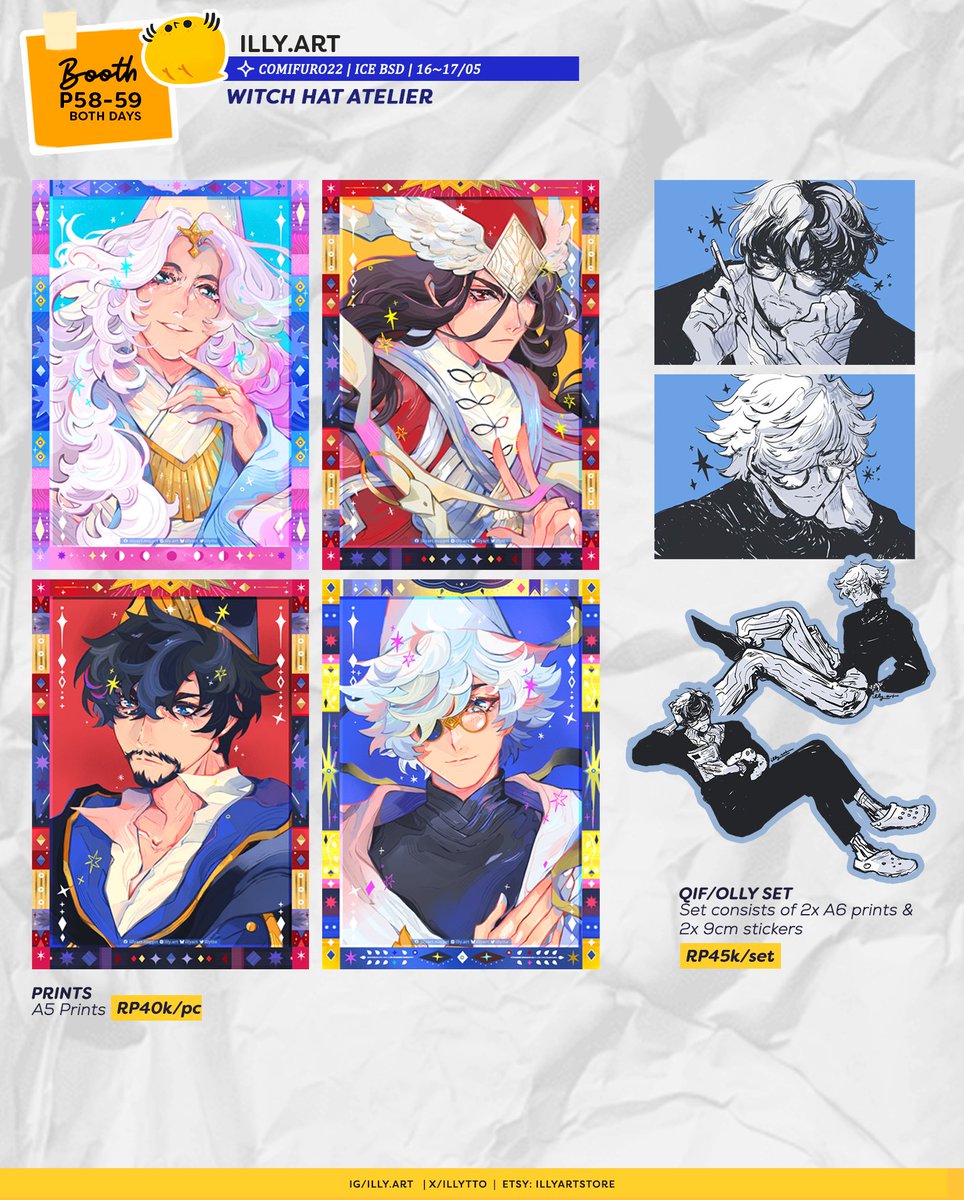illytto's tweet photo. @kuasmagis Hello, an illustrator and boother from Malaysia here! I will be tabling at P58-59 with plenty of WHA fanmerch, hoping to meet many, many fellow WHA fans! 🥺🫶 (bonus point if your favourite characters are also Beldaruit and Easthies ✨️) https://t.co/O4beAy8FUI