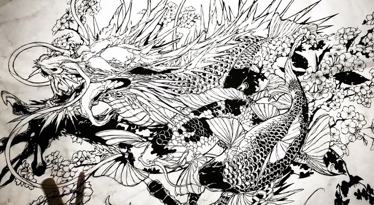 _ukai_'s tweet photo. 切り絵  夜桜 https://t.co/zWRymeoxIx