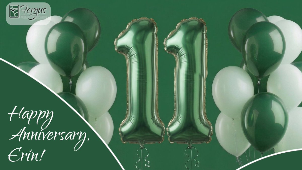 FergusUnion's tweet photo. Happy 11th Work Anniversary, Erin! 🌟

Erin, your expertise and commitment have been such a vital part of Fergus FCU. 

We are so lucky to have you, and we’re celebrating everything you’ve helped us achieve over the last decade-plus!

Cheers to 11 years and counting! 💚✨ https://t.co/x1u7PHyW5N