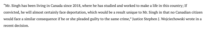 No group in Canada is doing more damage to the so-called "immigration consensus" right now than the judiciary.

They are constantly giving foreign criminals a pass to avoid deportation.

A Canadian judge wouldn't think twice about throwing a Canadian in prison for a lesser crime,