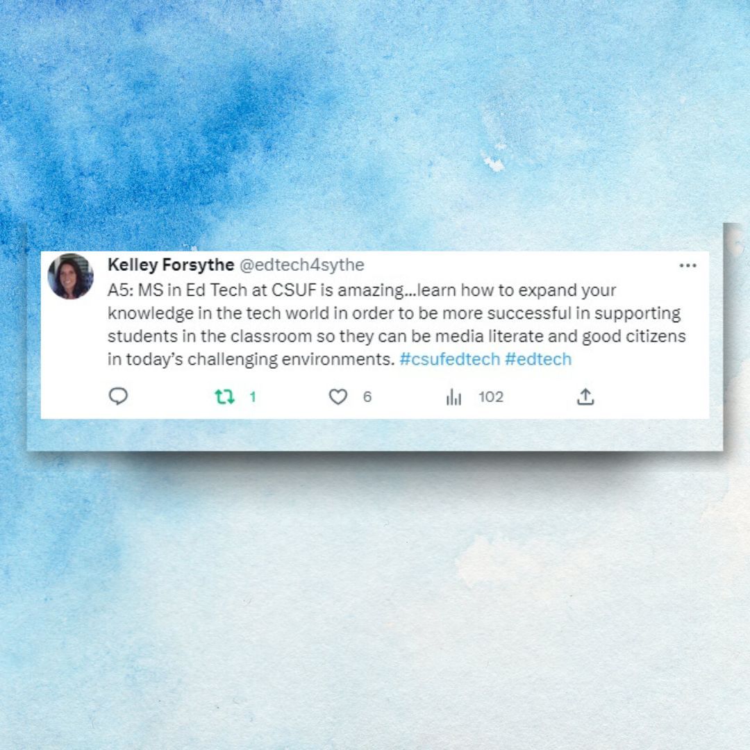 CSUF Ed Tech Program tweet media