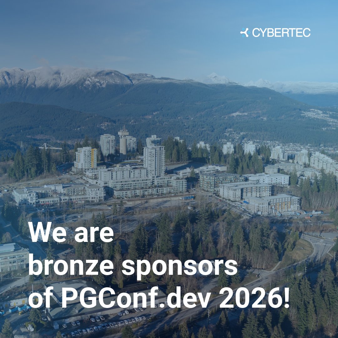 CYBERTEC PostgreSQL Services and Support tweet media