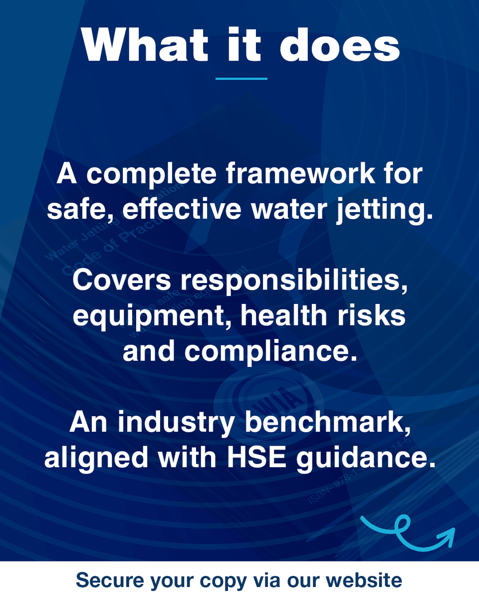 __WJA__'s tweet photo. Introducing the new Black Code of Practice.

All three WJA Codes brought together into one clear, up-to-date guide for safe water jetting operations. 

To purchase, click here! https://t.co/oLUWIJ8MRc

#WaterJetting #WJA #CodeOfPractice #HealthAndSafety #IndustryStandards https://t.co/gUGednjV74