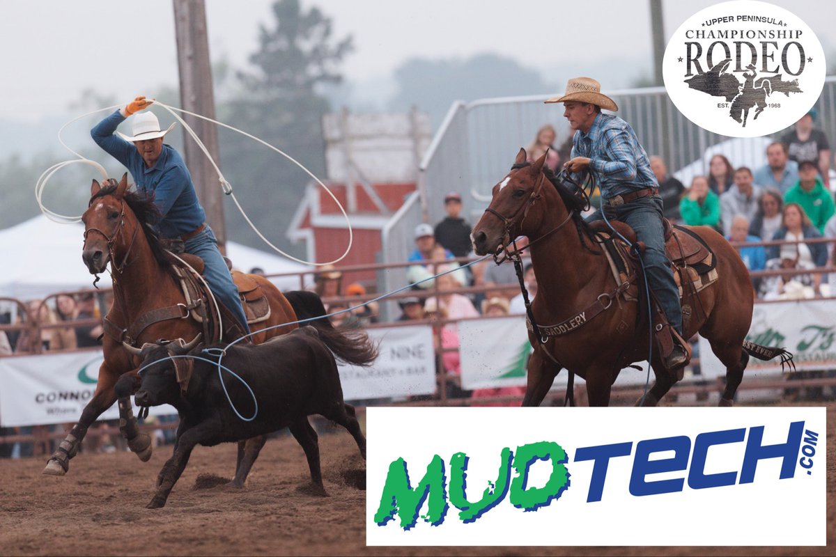 upprorodeo's tweet photo. For today’s Upper Peninsula Championship Rodeo Sponsor Highlight we thank Arena Sponsor Mudtech LLC.!

📸 Cardenas Captures https://t.co/clu6OlYrEW