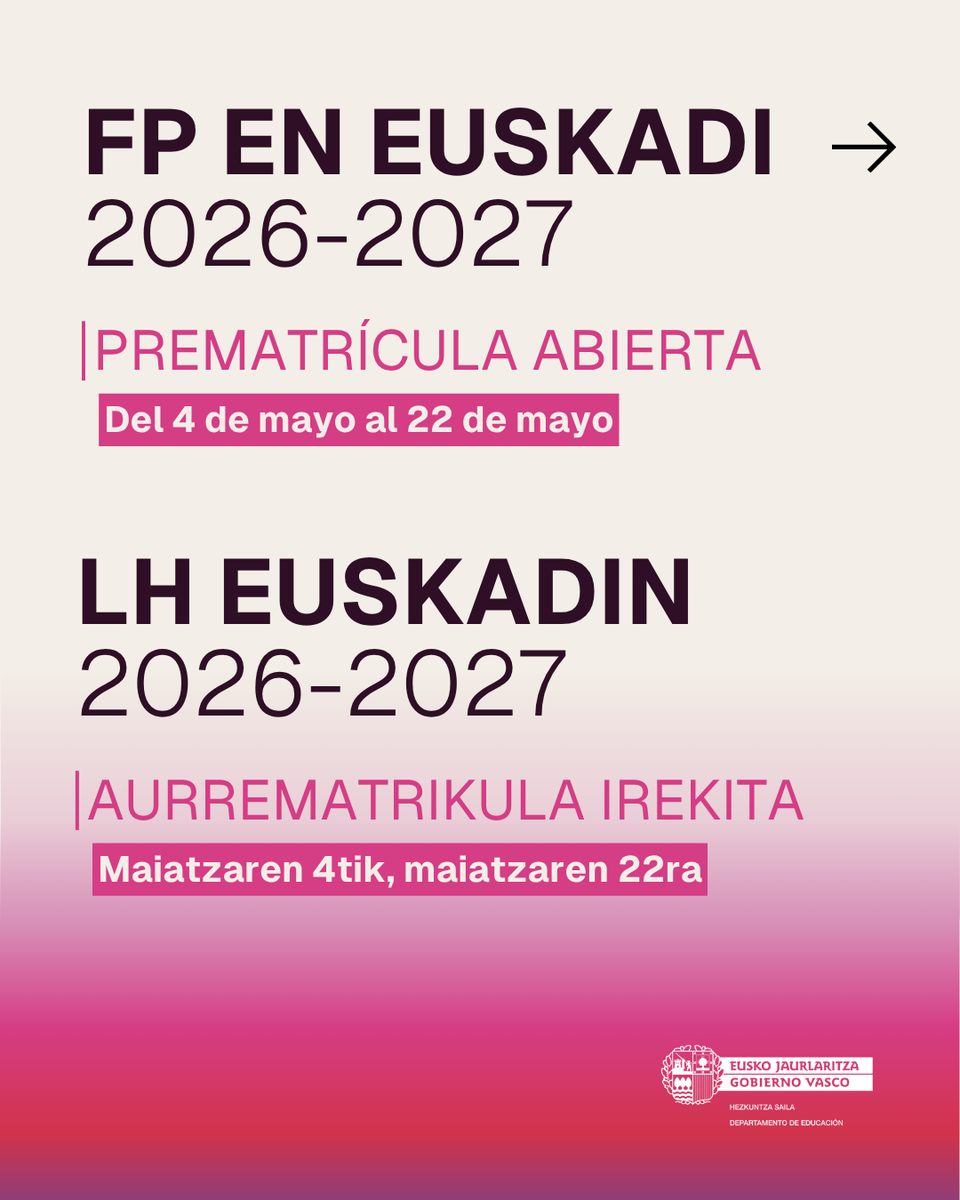 Hezkuntza Saila - Departamento de Educación tweet media