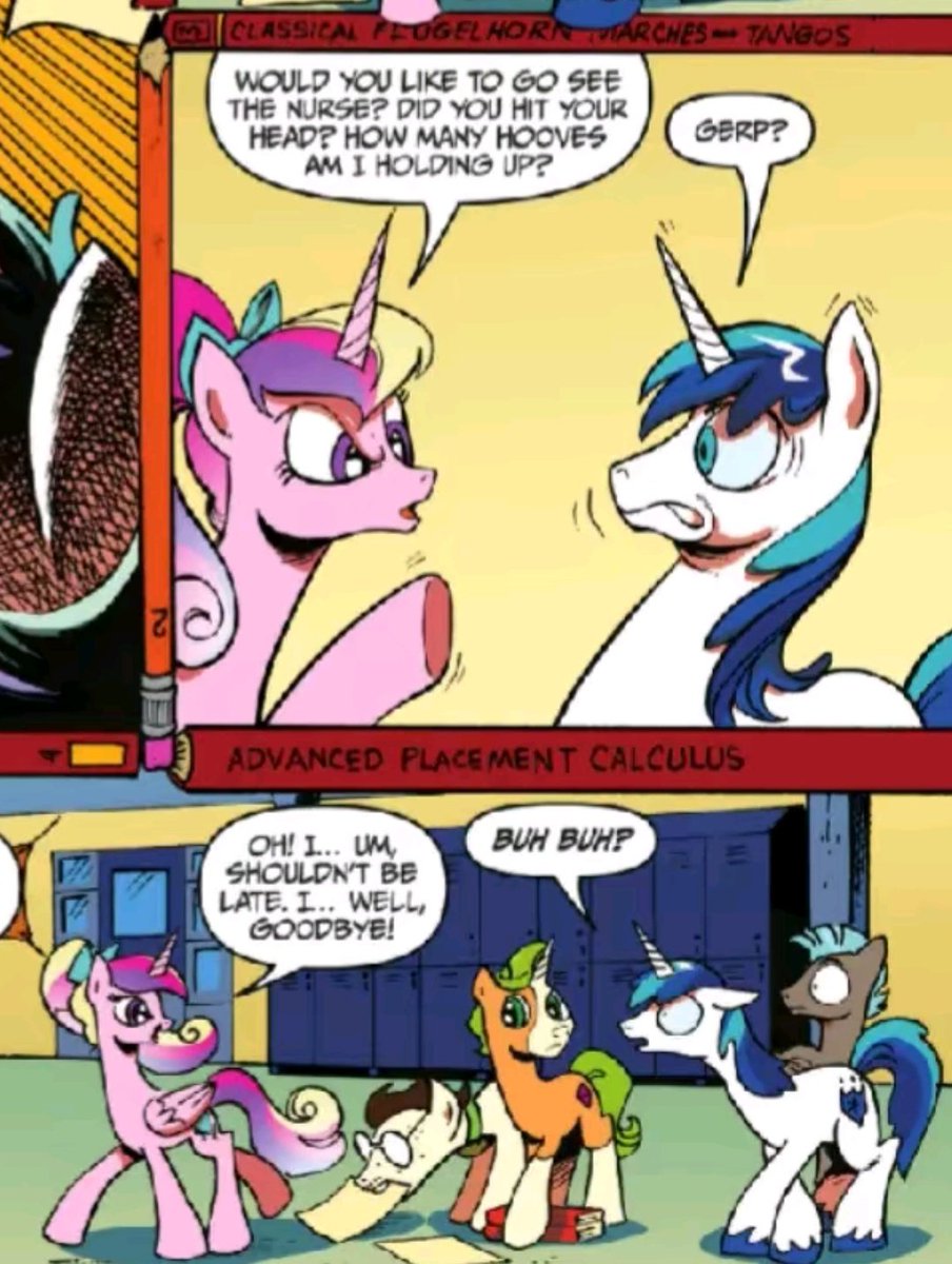 callrunsa's tweet photo. shining armor looks so silly i just can't 😭😭 https://t.co/3QOQqfP1cx