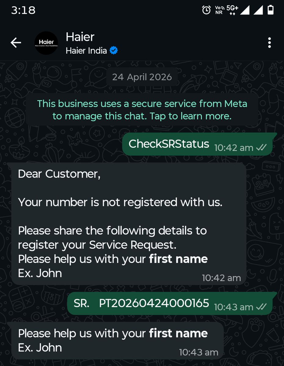 RKjalaj's tweet photo. #IndiaHaier @IndiaHaier Extremely poor service, poor AC product, bought AC from Flipkart on 24th April, AC not working, raise issue several times in #Haier @IndiaHaier still waiting......... https://t.co/ZYNHpbGTos