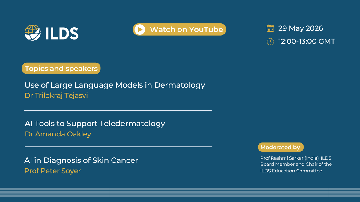 International League of Dermatological Societies tweet media