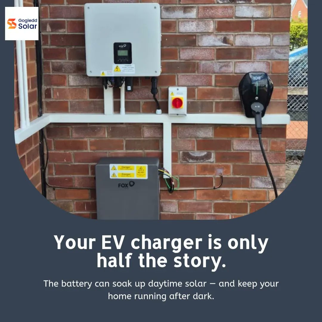 _solarnorth's tweet photo. 6pm. The EV plugs in. The house barely notices ⚡ https://t.co/mI7wkeqLKH