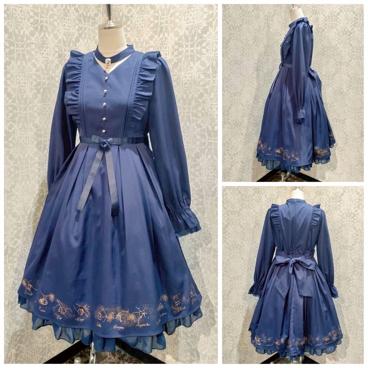 🩷Amavel🩷 ＼＼再入荷／／ ☑︎ Starry Jem ミドル丈ワンピース col