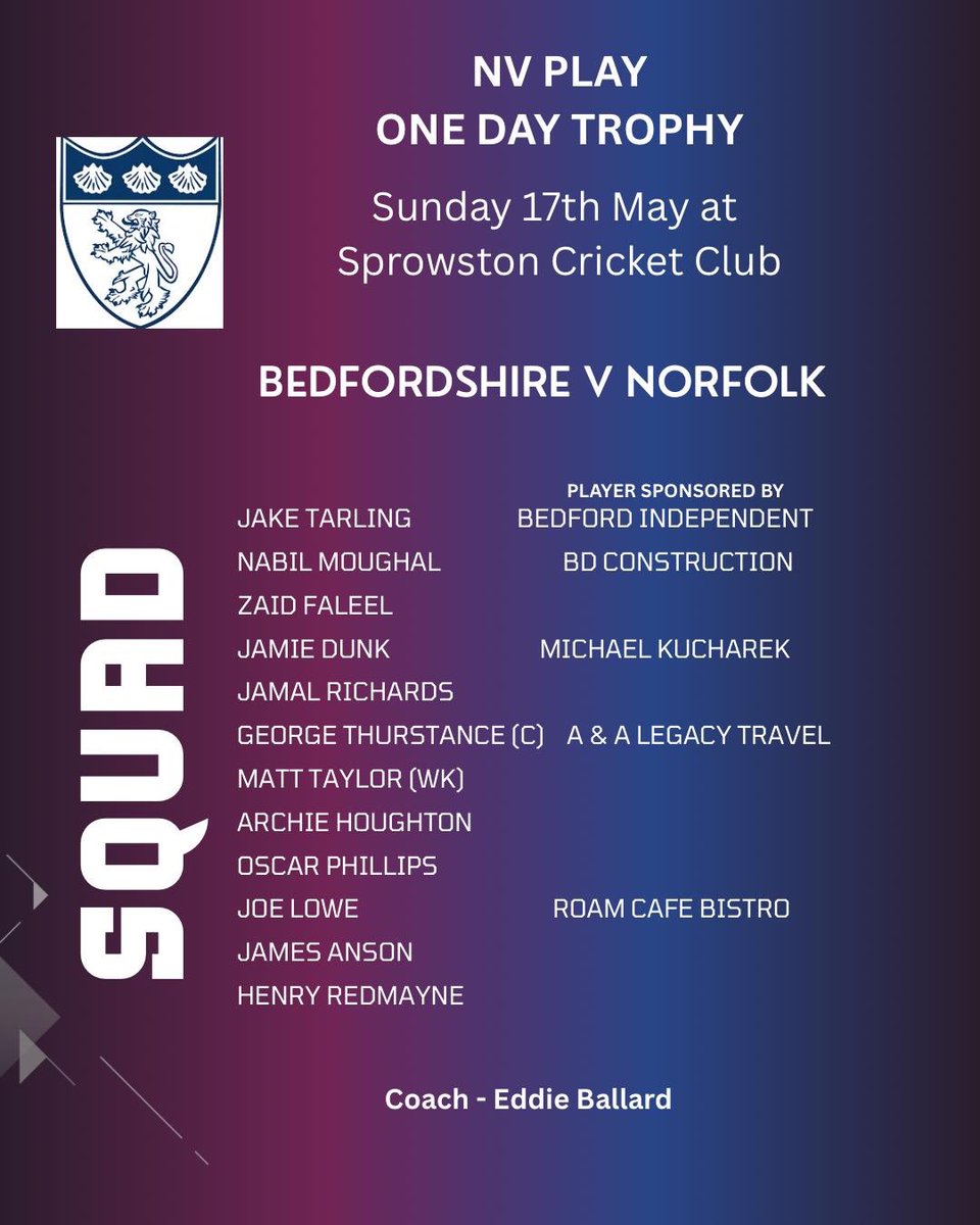 Bedfordshire CCC tweet media