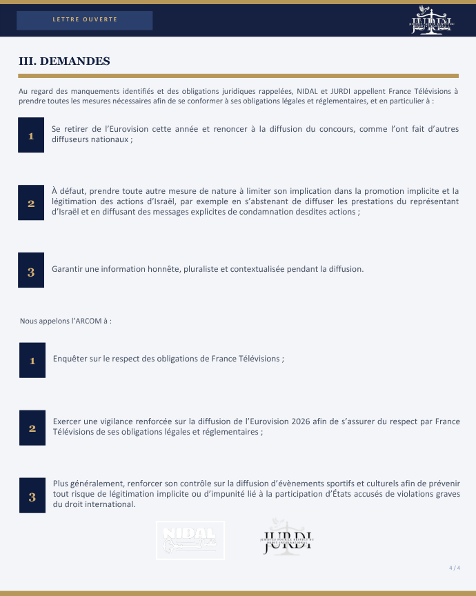 Juristes pour le respect du droit international tweet media