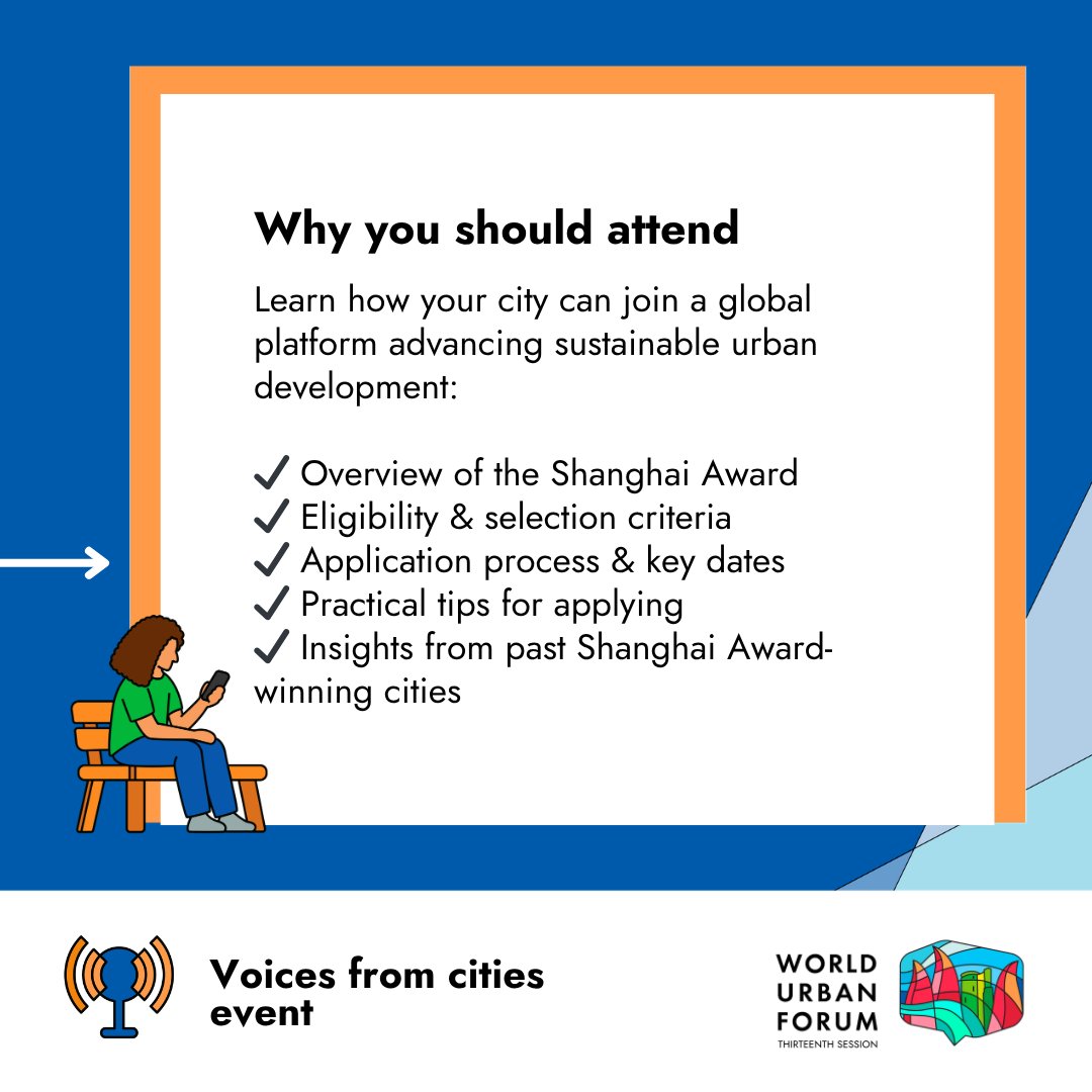 Global Award for Sustainable Development in Cities tweet media