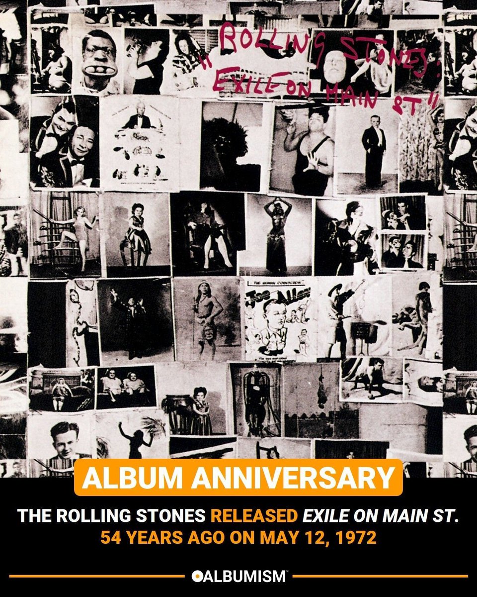 The Rolling Stones released 'Exile on Main St.' 54 years ago on