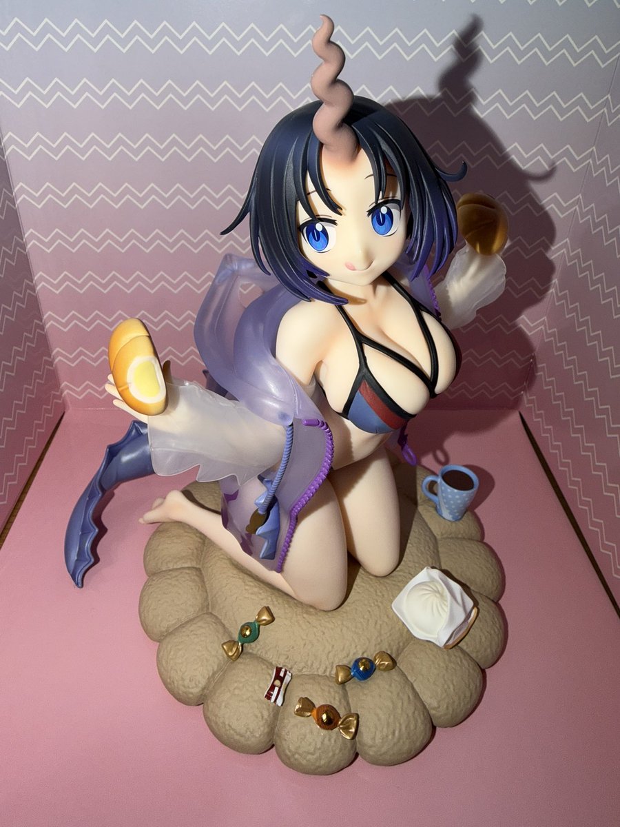 Ne0ntetrq's tweet photo. トールとエルマのくつろぎフィギュアを購入
最高に可愛い！
 #小林さんちのメイドラゴン https://t.co/uO3FUV9ifA