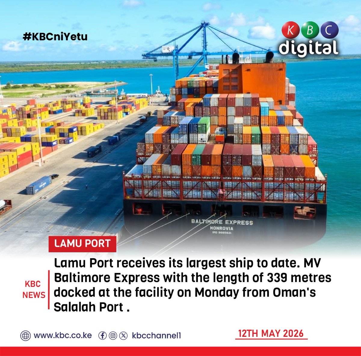 KBC Channel 1 News tweet media