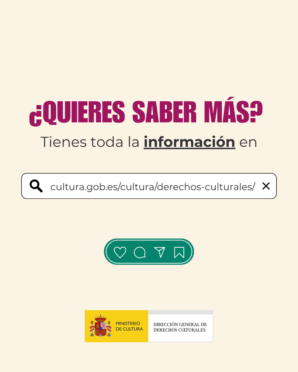 Dirección General de Derechos Culturales tweet media