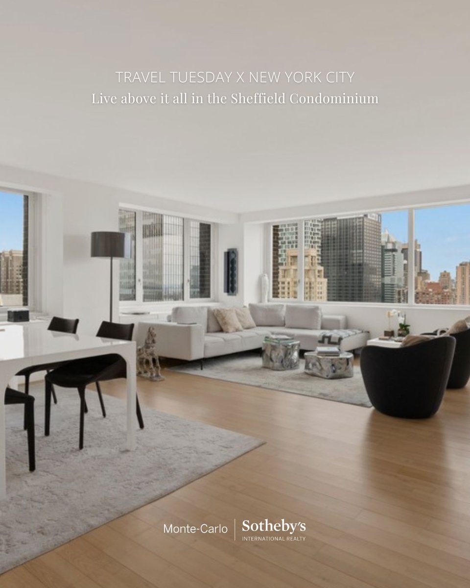 CICSothebysIR's tweet photo. #TravelTuesday Live above it all in the Sheffield Condominium

Discover more about this property with @sofiafalleroni   from @sothebysrealty 

#newyork #newyorkapartment #nyc #apartmentnyc #manhattan https://t.co/pgrgk63bld