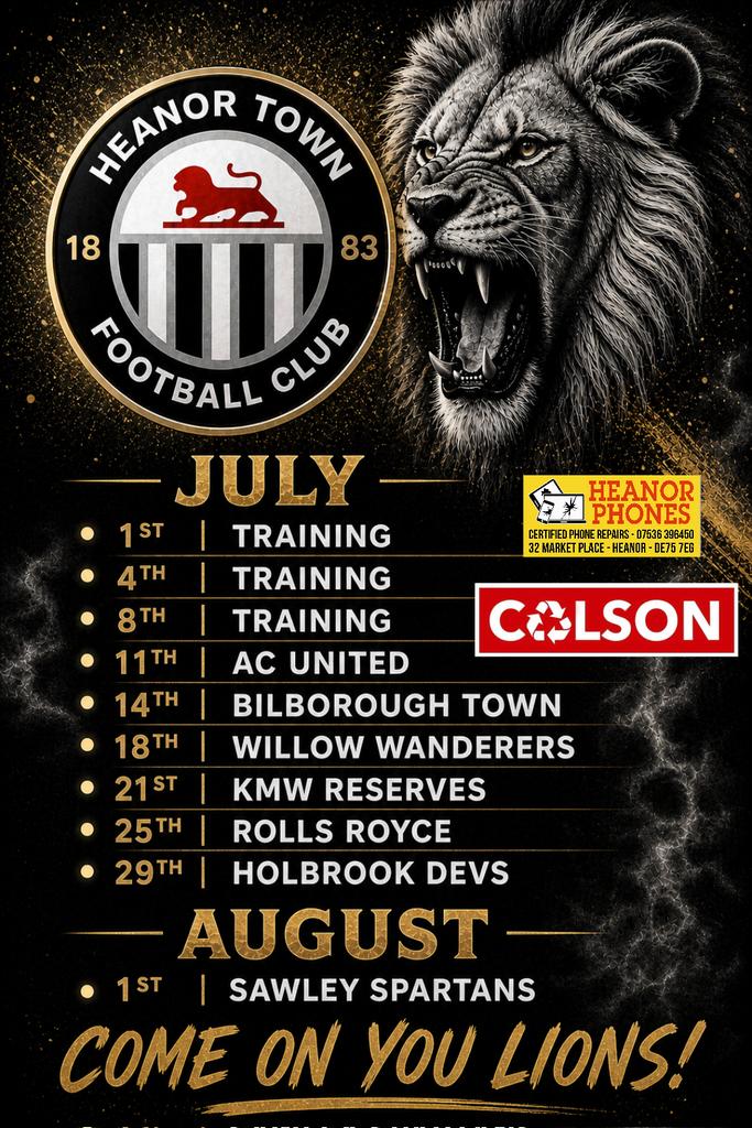 SeanHol17236485's tweet photo. Pre season sorted so we can enjoy our break we are looking to strengthen in certain areas if you think you can improve us get intouch. @CentralMidsAll @NottsSeniorLge @HeanorTownFC @FreeAgentsFC @NottsDerbyFBall https://t.co/5cIzZrEQ2z
