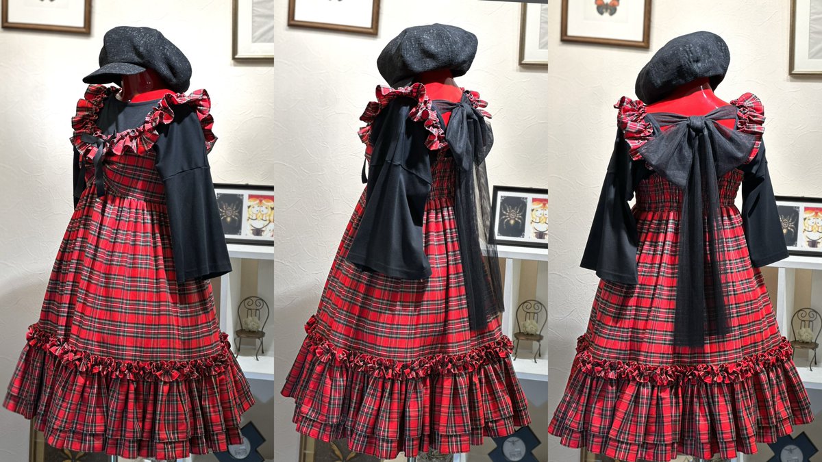 シ*ウ様 Na＋H 赤チェックベビードール Na+H コーディネート】 ◾️赤チェックベビードール◇hm 47,300円