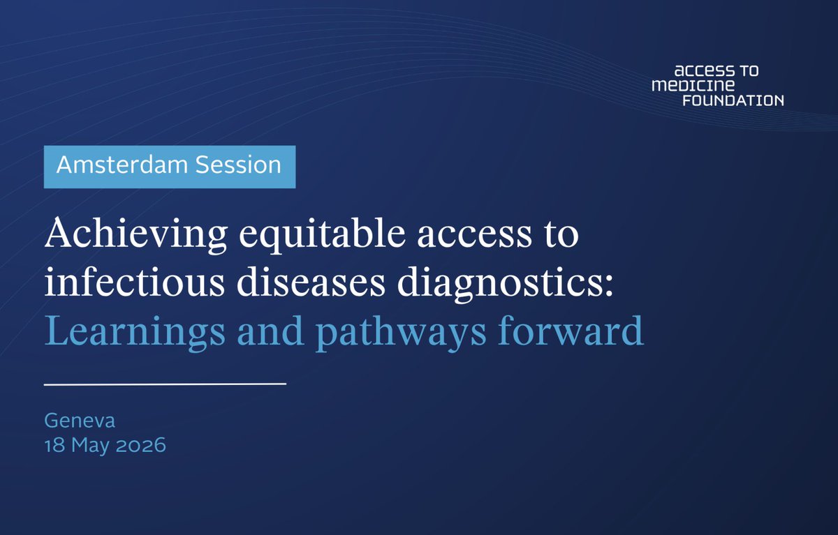 AtMIndex's tweet photo. Today at #WHA79, we're hosting an Amsterdam Session on equitable access to infectious disease #diagnostics in #LMICs. The discussion will explore pathways to improve the affordability, availability &amp; implementation of diagnostic tools. Learn more➡️https://t.co/KQceln3iFO https://t.co/J0ecIpKDG2