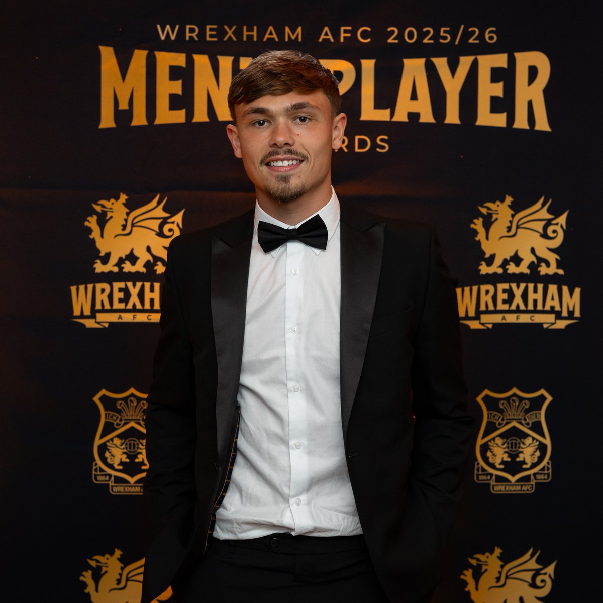 Wrexham_AFC's tweet photo. Going right to the 🔝

Watch what Callum Doyle had to say after winning our Young Player and Players' Player of the Season awards 🏆

🔴⚪ #WxmAFC