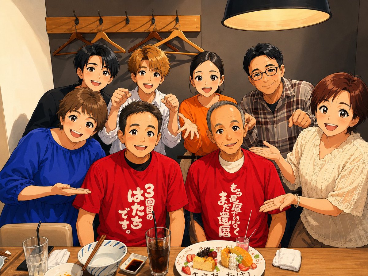 NKelmqFuqw17036's tweet photo. 昨日娘のお婿さん家族と食事会をしたら子供達がサプライズでお父さん2人の還暦祝いと母の日のお祝いをしてくれました😂本当に嬉しく楽しい時間を過ごせました💞
子供達に感謝🙏 https://t.co/rhX3M4bkjw
