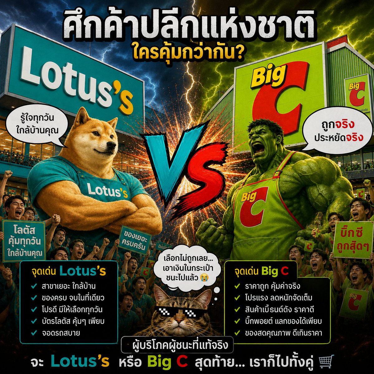 🛵หลังเลิกงาน ขับรถกลับบ้านแวะที่ไหนก่อน ระหว่าง Lotus' 😸vs Big c 🐶

และคิดว่าที่ไหนน่าเข้าซื้อมากกว่ากัน เพราะอะไรถึงเข้าไปเดินเล่น และซื้อสินค้า 
😁😘
