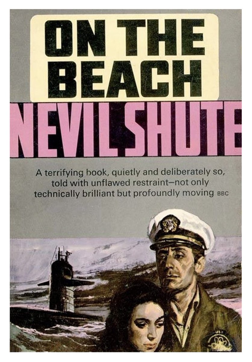 Barrtecforever's tweet photo. @HormuzLetter Just in the middle of reading Nevil Shute’s “On The Beach, everyone carries on with their lives regardless, I know no one survives. I’m not a fast reader, so just wonder if I’ll get to the end of the story🤔 https://t.co/F4xcucw2ZL