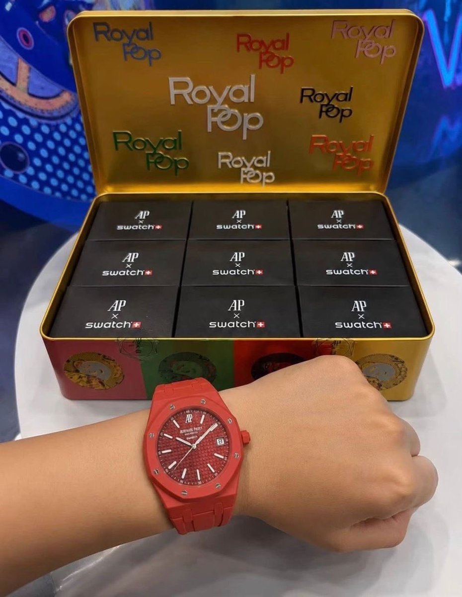 TerraLunaComB's tweet photo. @DidiTrading Audemars Piguet x Swatch collab . Launching on the 16th . But expect to wait on long queues and stocks being sold out . Can pre order with me amd shipping starts on the 17th . Dm me lock in fast . Limited because the allocation for each stores are limited . Payment usdt or solana https://t.co/nfwDAGhYLm