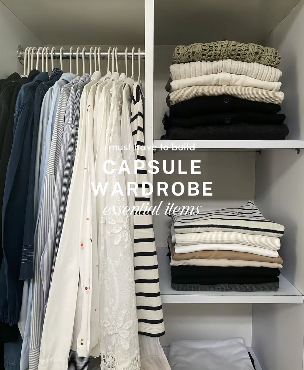 nostalgicolif's tweet photo. Capsule Wardrobe ‼️‼️

In this economy emang paling okee kalau mau mulai nerapin capsule wardrobe 👌👌
Kalian lebih gampang buat mix and match dan ga perku sering-sering beli outfit karna lebih timeless and nyaman dipakai daily ❣️❣️ https://t.co/3ErZROoMhu