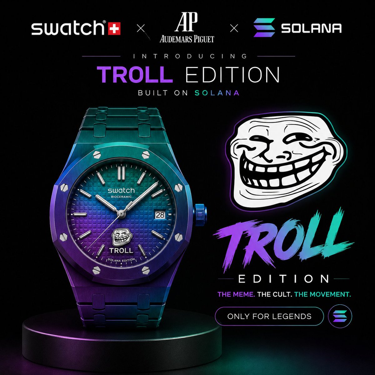 CryptoBeast_7's tweet photo. $TROLL x @solana

The internet greatest Meme on Solana https://t.co/pDhh8MytUr