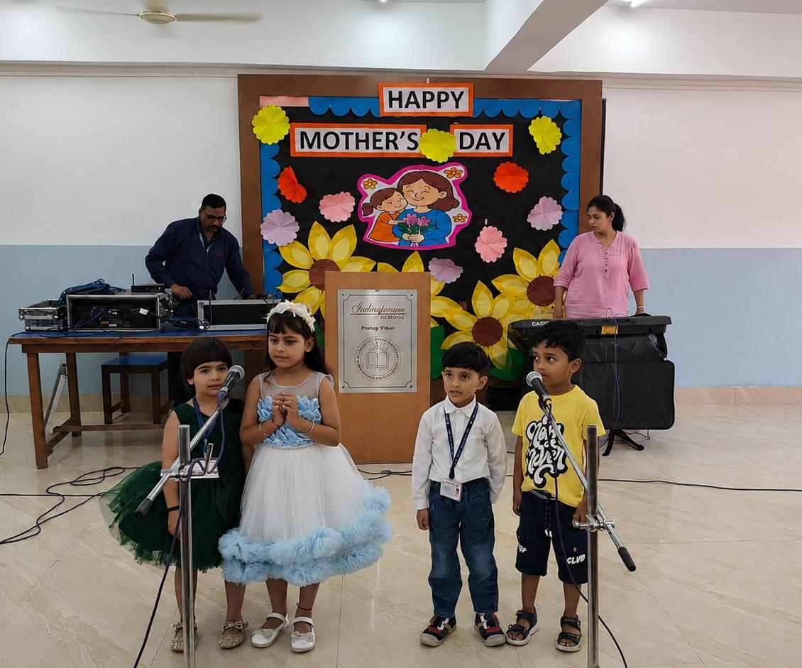 IPSPV's tweet photo. The pre-primary stars of IPS, PV celebrated Mother’s Day with love and joy. They expressed affection through delightful performances and handmade takeaways, gifted to their mothers with bright smiles. The day was filled with warmth, gratitude, &amp; unforgettable smiles. https://t.co/Jogrj5OIGQ