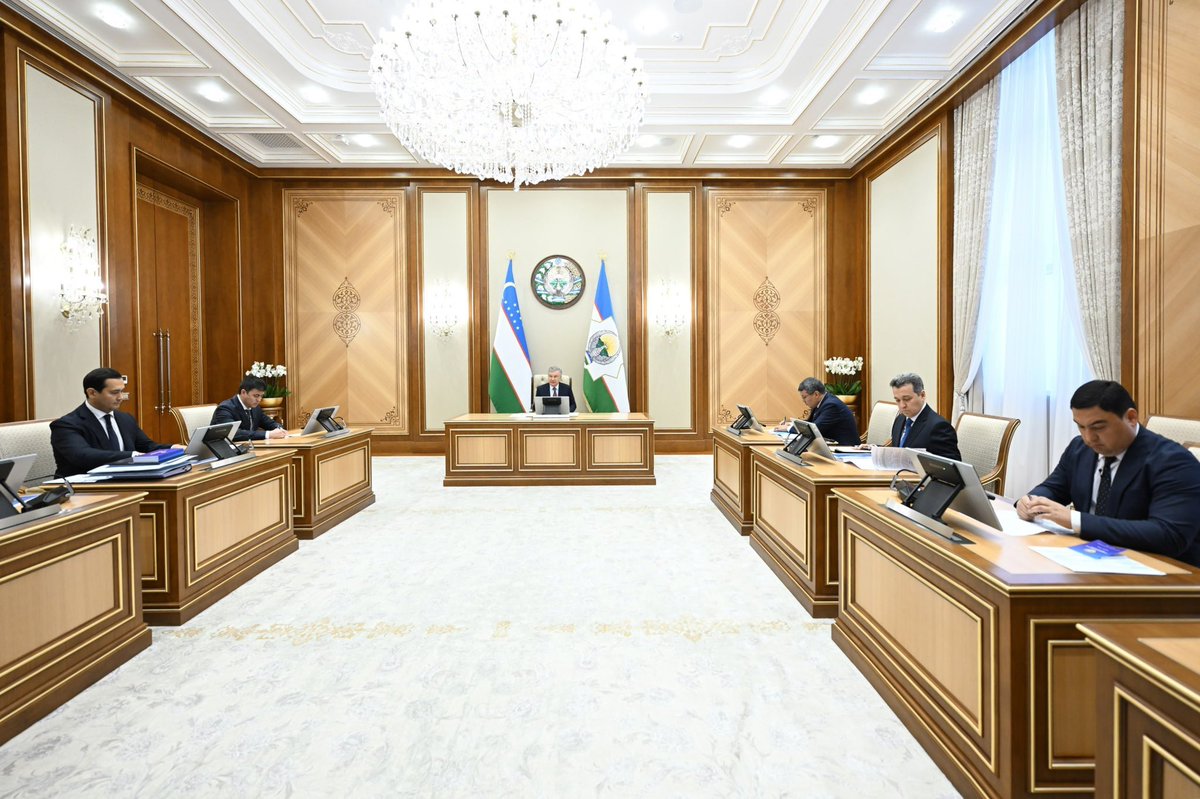 Shavkat Mirziyoyev's Press-service tweet media