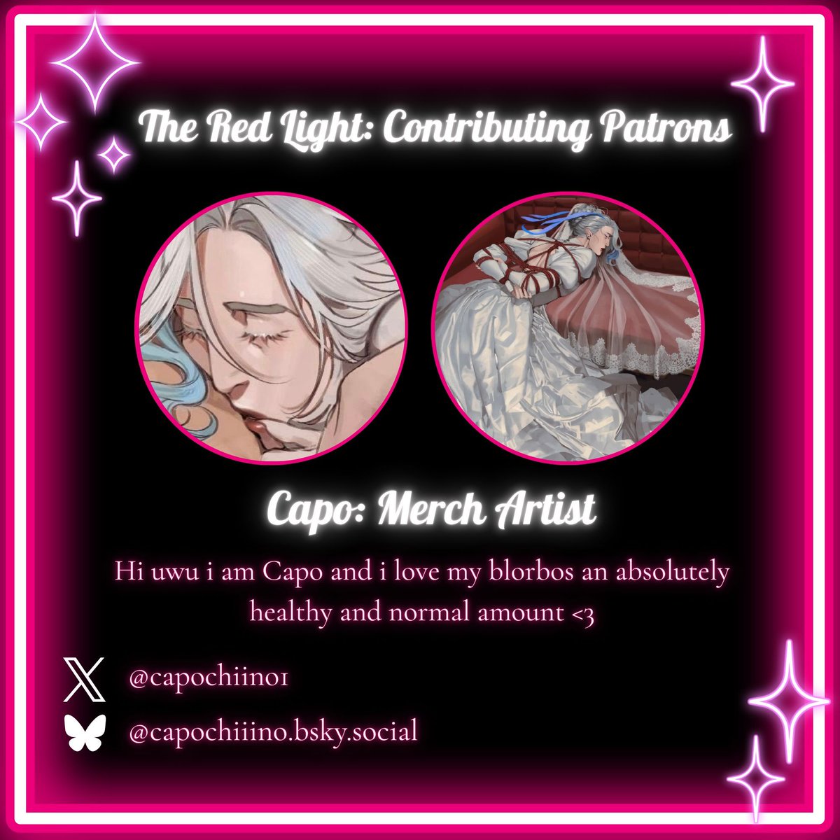 BottomAlServer's tweet photo. CONTRIBUTOR ANNOUNCEMENT:

We are in the home stretch for our contributors! @capochiino1

#HazbinHotelSeason2 #HazbinHotel
#HazbinHotelAlastor #BottomAlastorWeek https://t.co/WIi3m9pEo8