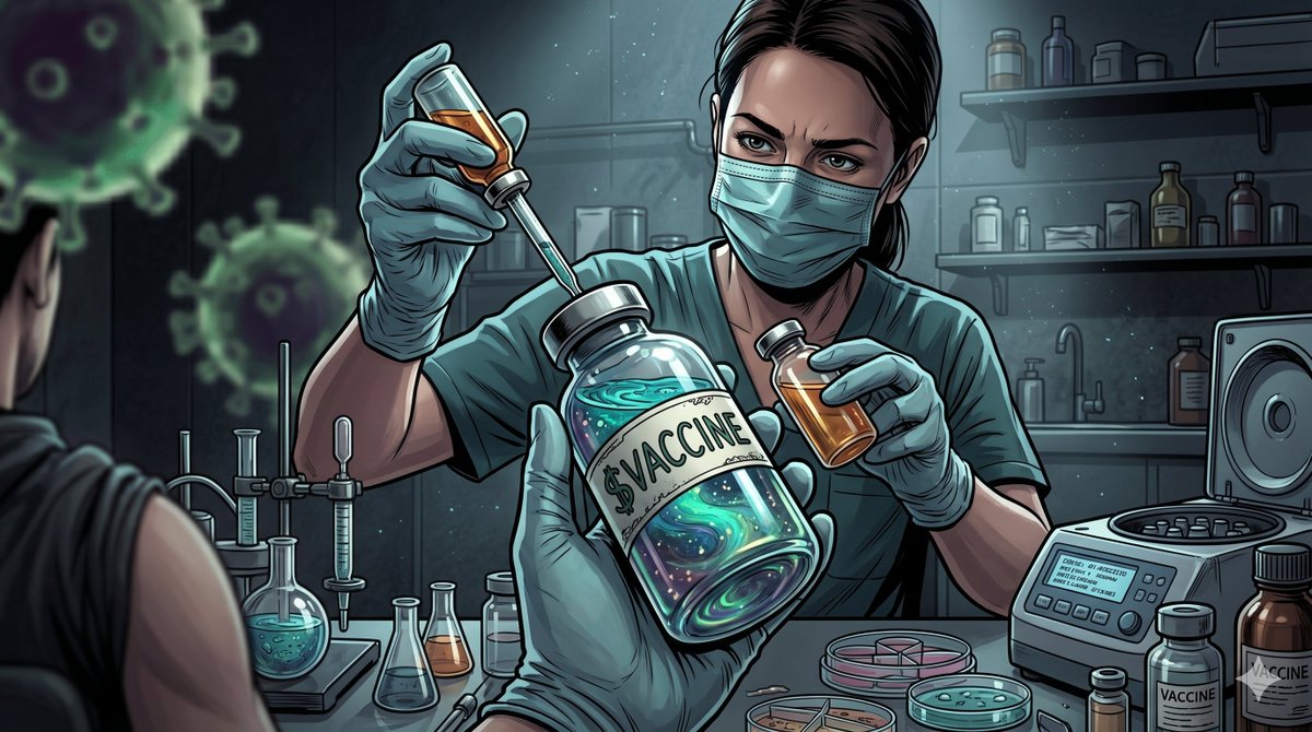 the_vaccinefun's tweet photo. A VACCINE is not an experiment but a preventive and corrective measure
#VACCINE #Crypto #solana #CryptoImmunity https://t.co/tIuXvdSfHH
