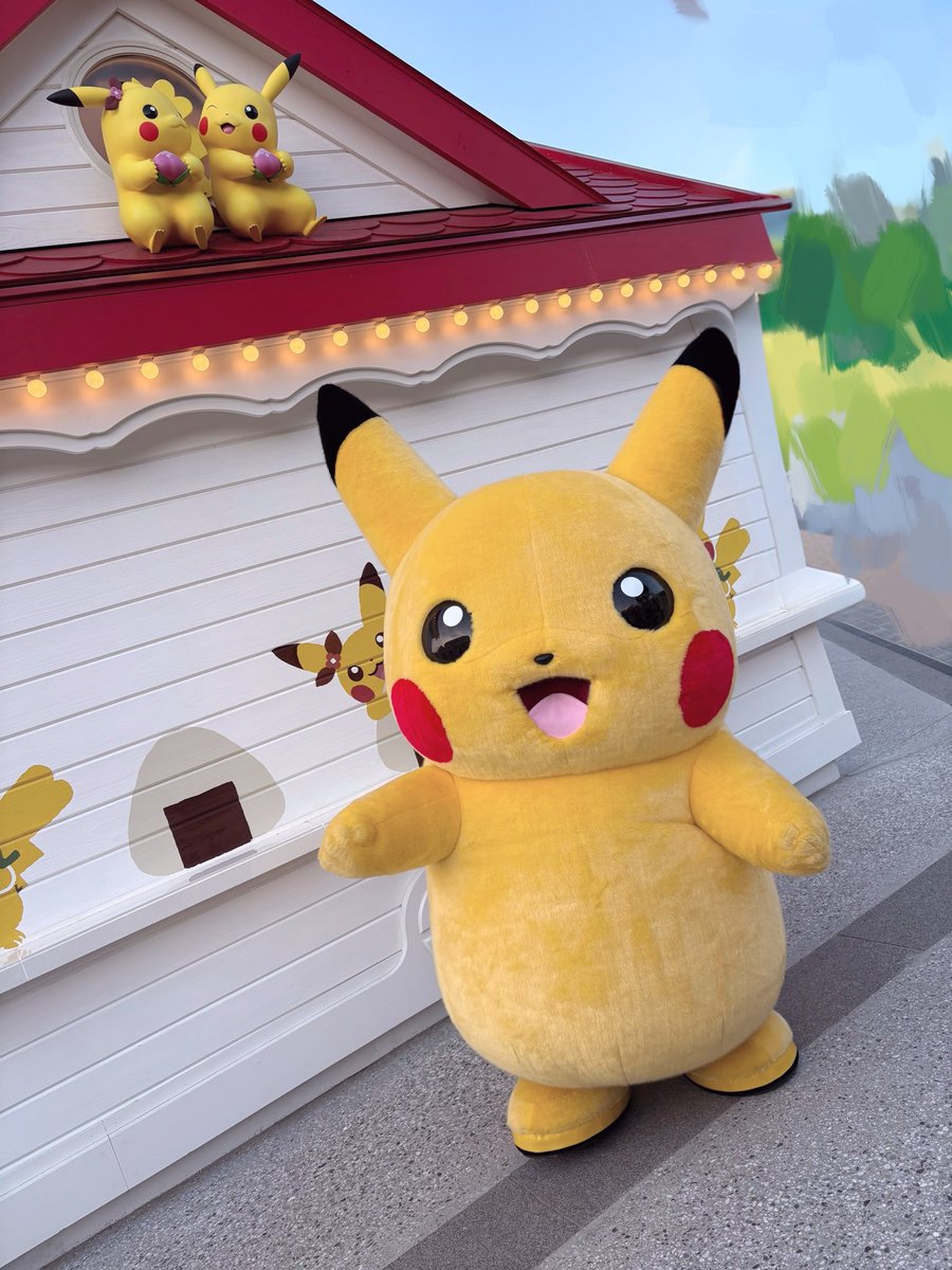 無事ふれあいの整理券も取れ、ヤドンちゃんだった〜！嬉しくて大泣き